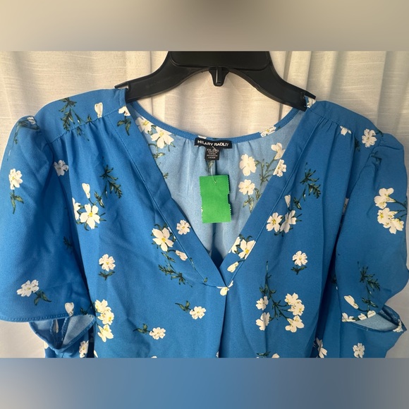 Hilary Radley Blue Floral Blouse - Picture 10 of 16